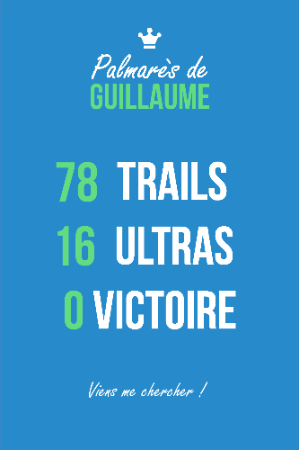 Affiche personnalisée "Palmarès trail"